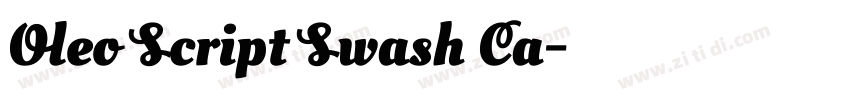 Oleo Script Swash Ca字体转换